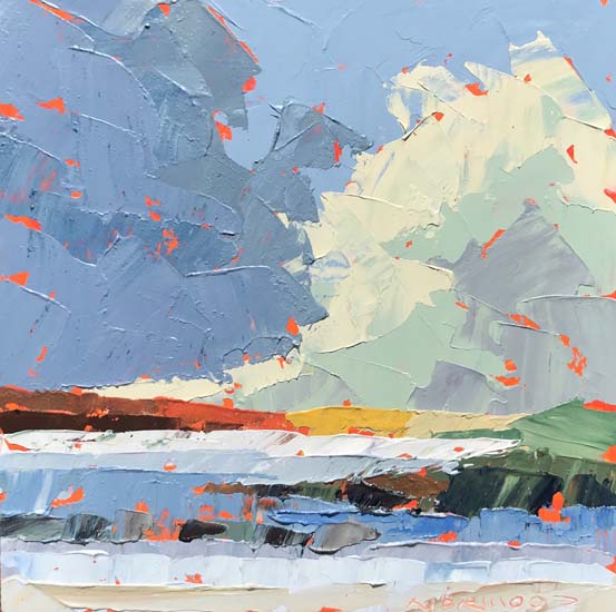 Golden Hillside Study