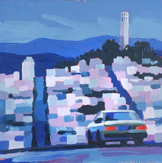 Coit Tower at Night