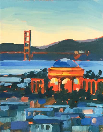 Palace of Fine Arts Alight